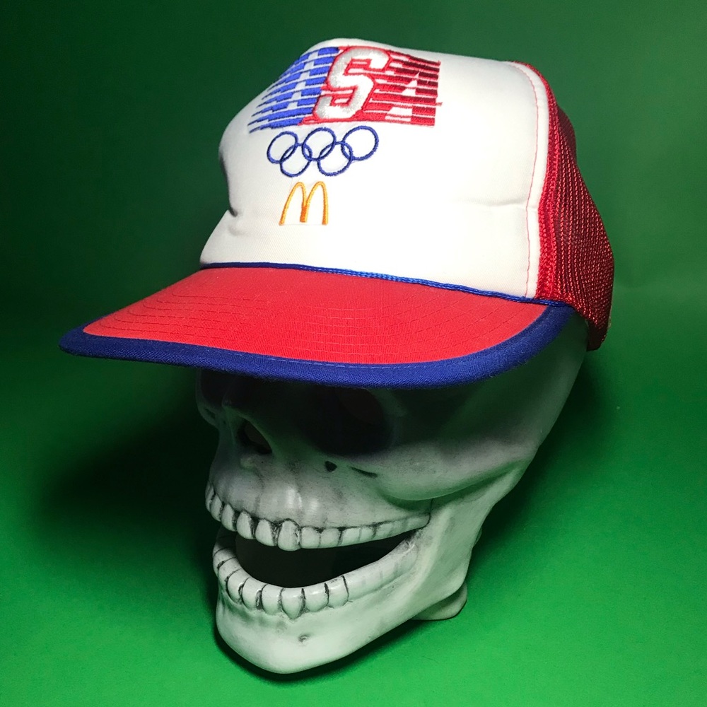 USA Olympics McDonald's 1984 Trucker Hat New